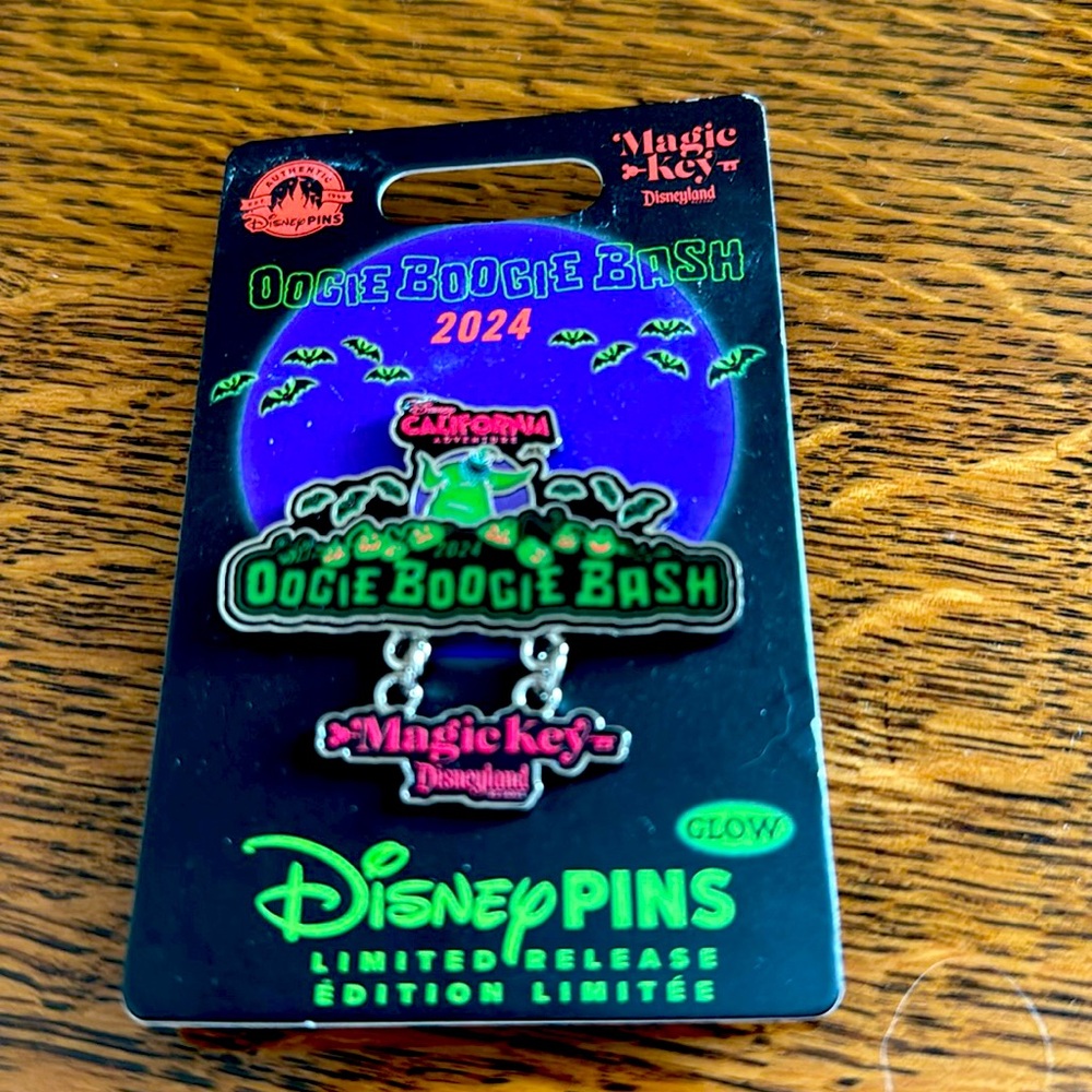 Disney’s 2024 Oogie Boogie Bash Magic Key Pin - image 1